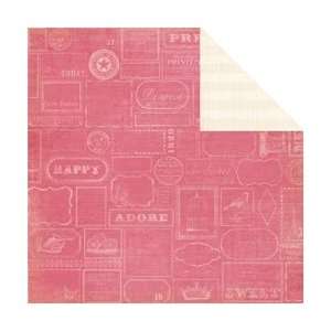 Eye Lost & Found Madison Avenue Double Sided Paper 12X12 Happily Ever 
