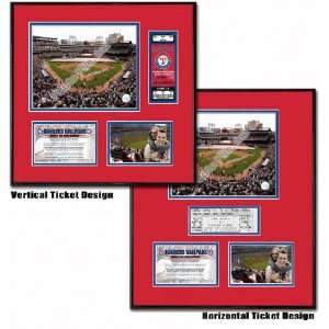  Texas Rangers Ballpark Ticket Frame