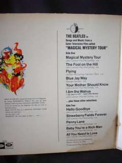 BEATLES 1967 BAND MAGICAL MYSTERY TOUR ALBUM LP #C294  