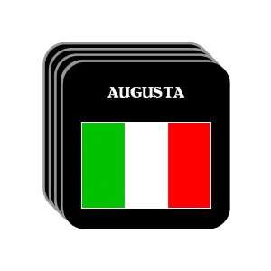  Italy   AUGUSTA Set of 4 Mini Mousepad Coasters 