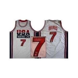 Larry Bird Autographed Jersey   1992 Olympic Dream Team Holo 