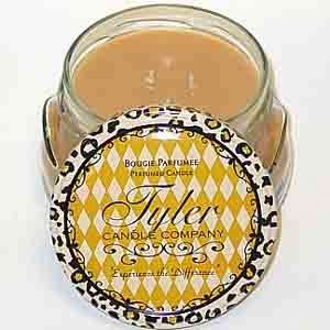  Tyler Glass Fragrance Candle 3.4 Oz,Warm Sugar Cookie 