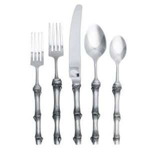  Pewter Bamboo Pewter Bamboo 5 Pc Place Setting