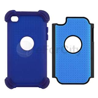   ipod touch 4th generation blue skin black hard quantity 1 keep your