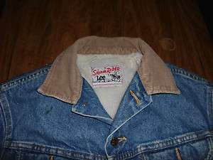 Lee Vintage Sherpa Lined Storm Rider Jacket Size Small  