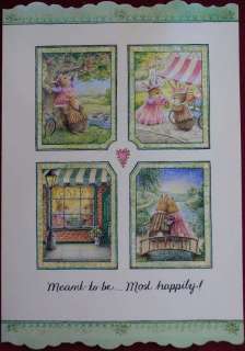Susan Wheeler Holly Pond Hill Bunnies Anniversary Card  