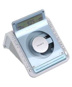 Sony ICFCD855VSIL AM/FM/TV/Weather CD Clock Radio (Refurbished 
