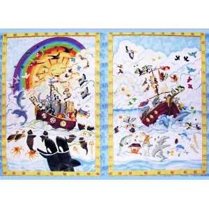 45 Wide Rainy Days Ark Panel Multi Fabric By The Panel 