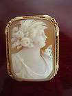 Vintage 14K Gold Cameo Pin/Broach/Pend​ant