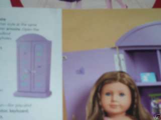 American Girl Retired Armoire Cabinet for 18Doll NEW  