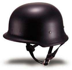 DOT German Flat Motorcycle Helmet  