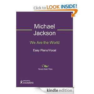 We Are the World Sheet Music (Easy Piano/Vocal) Michael Jackson 