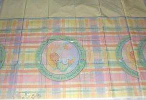   PRECIOUS MOMENTS~ PLASTIC TABLECOVER BABY SHOWER PARTY SUPPLIE  