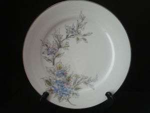 Noritake China Japan 5682 Pink Blue Flowers Salad Plate  