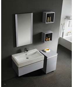 Caesar Avalon Grey Oak Bathroom Vanity Set  