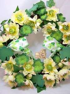 Irish House Blessing Wreath Rare Gift Idea Floral 75%OF  
