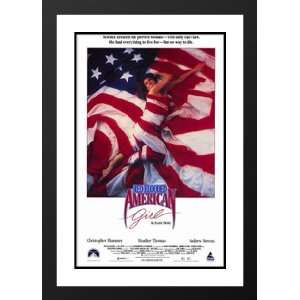  Red Blooded American Girl 32x45 Framed and Double Matted 