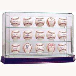 Steiner Sports Glass 15 ball Baseball Case  