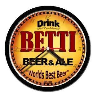  BETTI beer and ale cerveza wall clock 