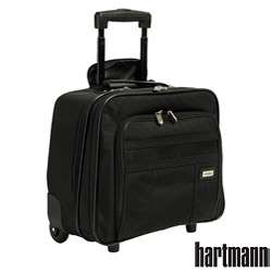 Hartmann Stratum Black Wheeled Tote Bag  