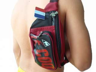   Coq Sportif Fanny Waist Pack Shoulder Bag Versatile Red/Black  