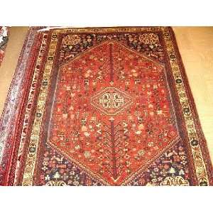    3x5 Hand Knotted Abadeh Persian Rug   34x50