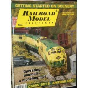  Railroad Model Craftsman Magazine (January, 1992) staff 