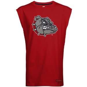  Gonzaga Bulldogs Red Inferno Sleeveless T shirt (X Large 