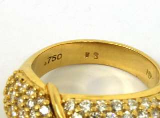 HAMMERMAN BROTHERS 18K GOLD, DIAMONDS & GEMS BAND RING  