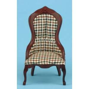  Plaid Victorian LadyS Chair Toys & Games