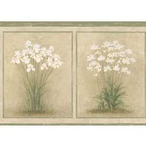  Floral Meadow   Wallpaper Border