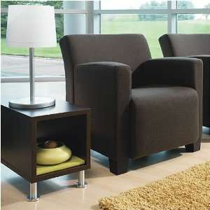   Jenny Upholstered Club Lounge Chair and Table Kit Furniture & Decor