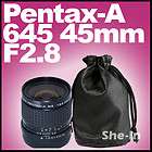 sheep skin lens bag case for smc pentax a 645