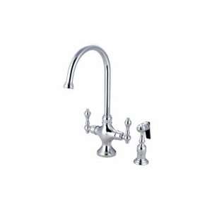  Elements of Design Classic Kitchen Faucet With Spray 