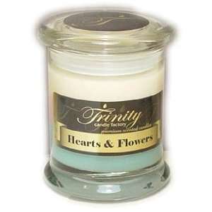   Premier 7 oz Layered Soy Jar Candle   Hearts & Flowers
