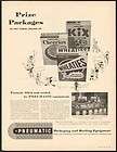 1952 Print Ad PNEUMATIC Packaging Kix Cheerios Wheaties