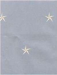 PRIMITIVE STAR Silver Blue Metallic Wallpaper Stars DBL  