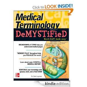 Medical Terminology Demystified Dale Layman  Kindle Store