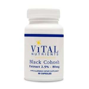  Black Cohosh SE 2.5 80 mg 60 caps (Vital Nutr.) Health 