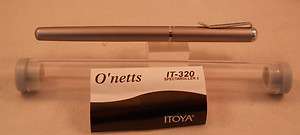 Itoya Onetts Brushed Chrome Rollerball NEW OLD STOCK   