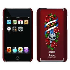 Skull with Roses on iPod Touch 2G 3G CoZip Case 