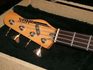RARE Washburn Force 4 String Bass Guitar PBASS with Washburn Hard Case 