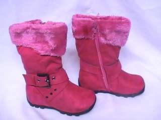 Girl Suede Boots w/Fur (AMY 2) TODDLER  