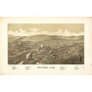  1888 map of Oxford, New York