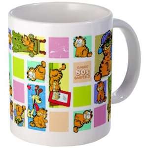 Classic Garfield Squares Coffee Humor Mug by   