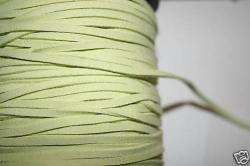 yds Gray Olive Sage Green faux SUEDE CORD 3mm 1/8  