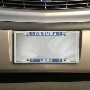  Columbia University Lions Domed Chrome License Plate Frame 