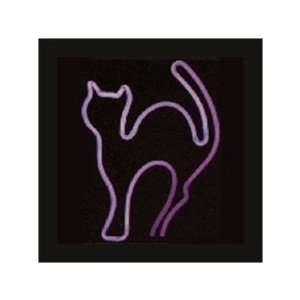   Purple Cat Neon Sculpture Purple Cat Neon Sign 