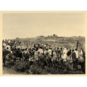  1930 Abyssinian Troops Horses Ethiopia Photogravure 