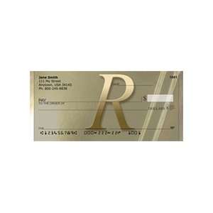  Golden Monogram R Personal Checks